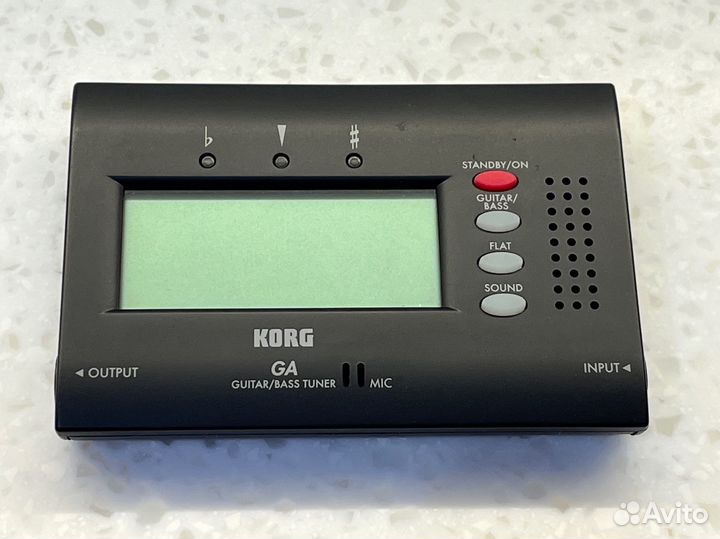 Цифровой тюнер для гитары korg GA-40
