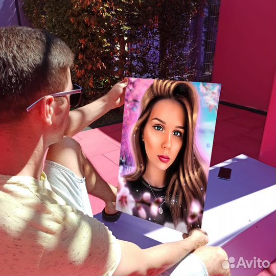 Печать на холсте,портрет по фото,картина на холсте