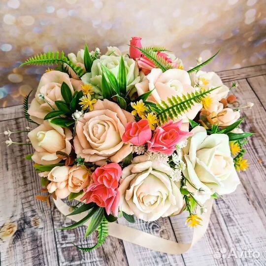 Букет из мыла ручной работы