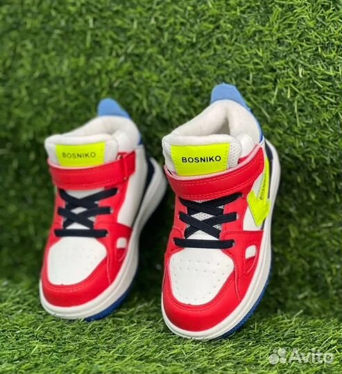 Кеды детские осенние ботинки теплые 30 размер