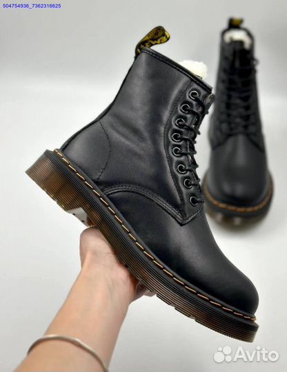 Ботинки Dr. Martens с мехом (Арт.79434)