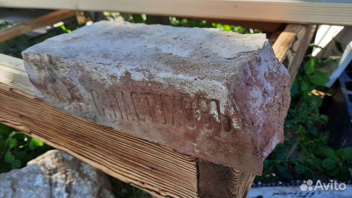 Кирпич печной с клеймом
