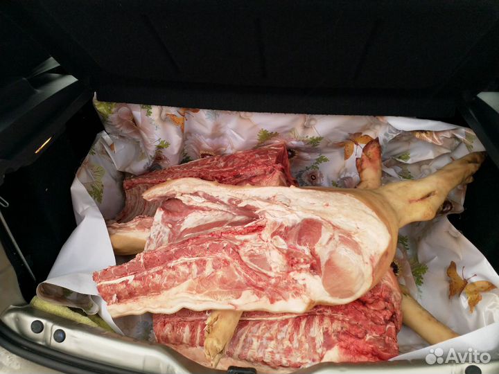 Мясо свинины в п/тушах охл. Беспл. доставка по Рзн