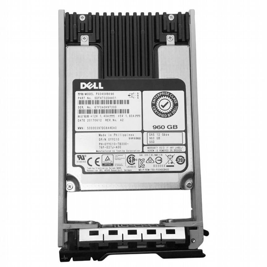 [YYC10] Жесткий Диск Dell 960gb Sas 2,5" Ssd Yyc10