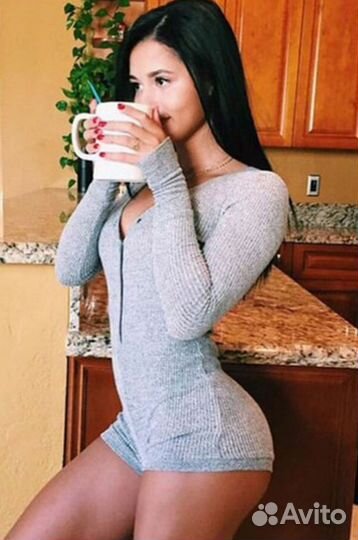 Серый комбинезон