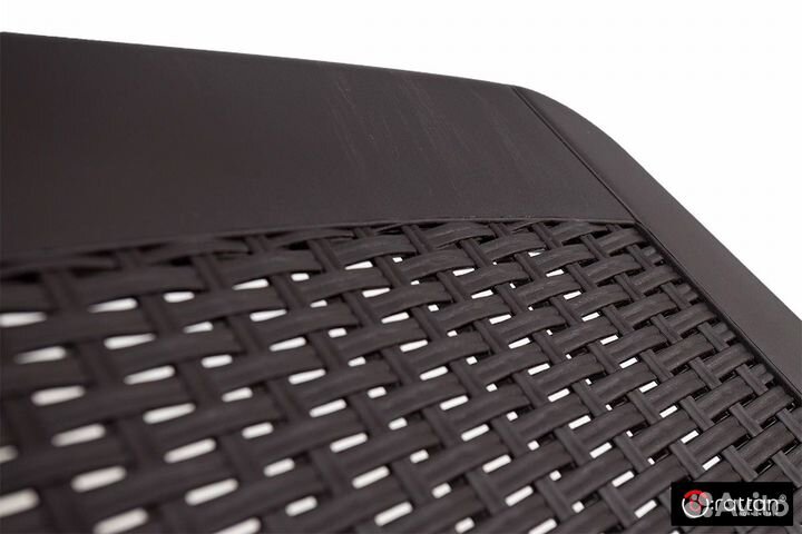 Шезлонг B:rattan nilo стопирующийся, коричневый