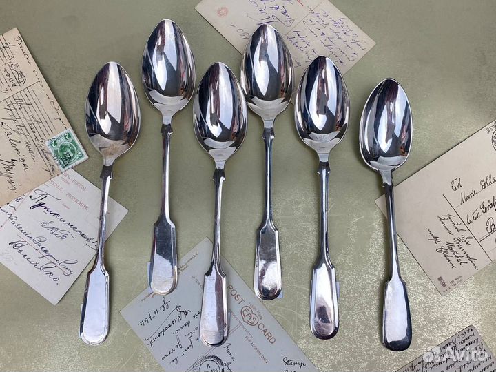 Серебряные столовые ложки