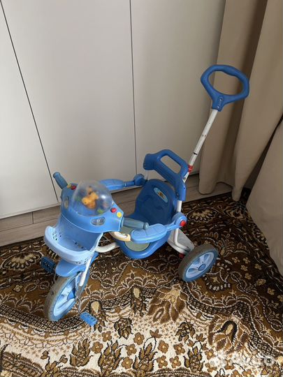 Детский велосипед с ручкой бу