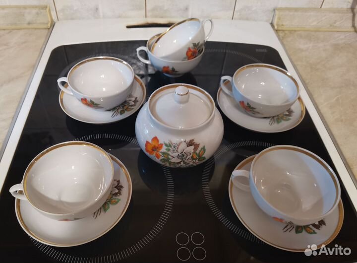 Чайный сервиз СССР Дулево