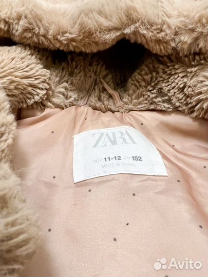Шубка для девочки zara