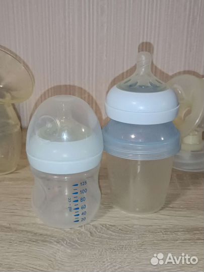 Молокоотсос, бутылочка для кормления, ниблер