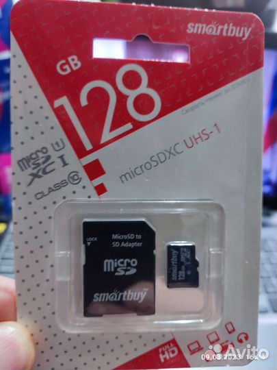 Карта памяти MicroSD 128gb