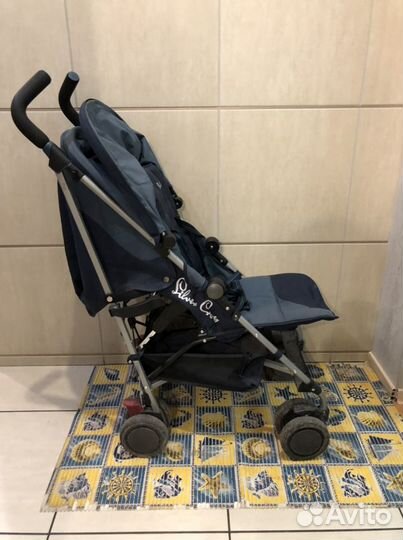 Коляска трость silver cross pop 2 blue navi