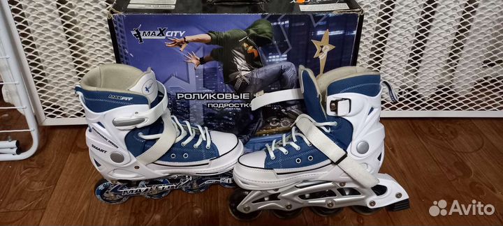 Роликовые коньки smart dark blue