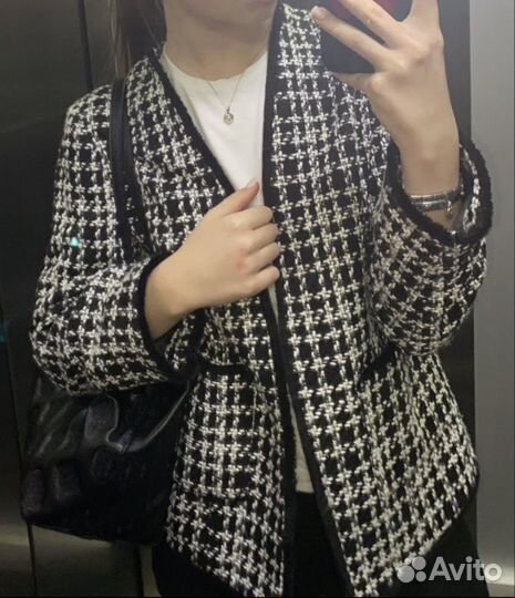 Твидовый жакет