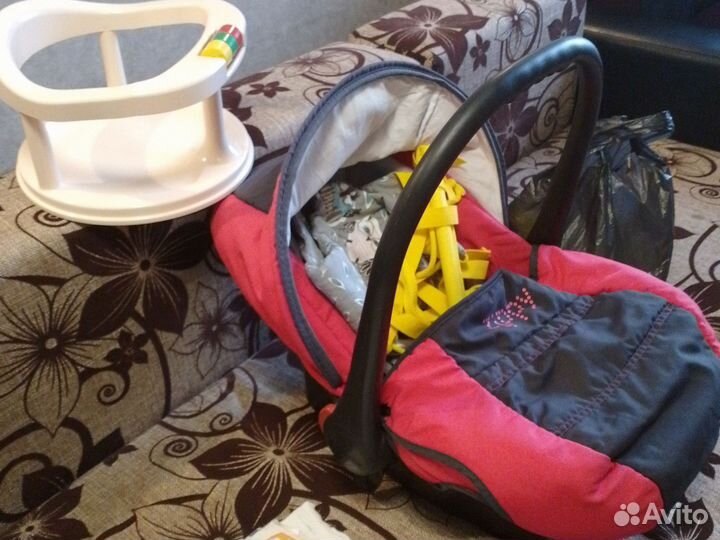 Автолюлька, прыгунки, стул для купания