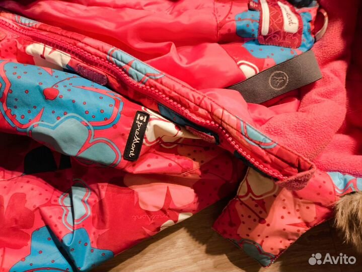 Зимний комбинезон для девочки 122