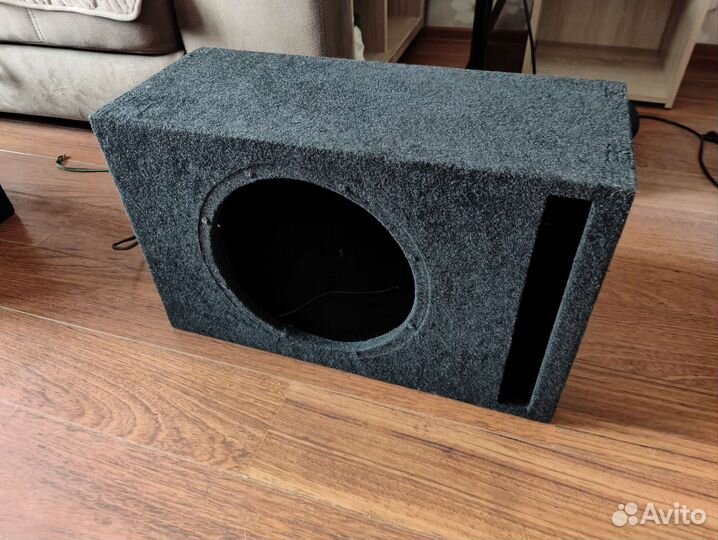 Короб для сабвуфера 12 фи на щели