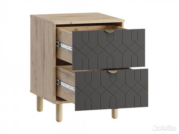 Тумба прикроватная Теджонс Deco Grafit