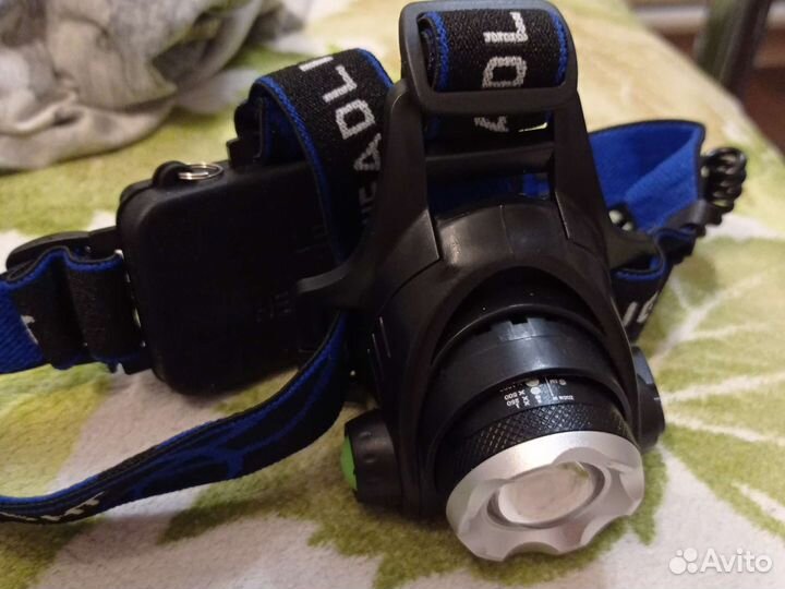 Налобный фонарь аккумуляторный