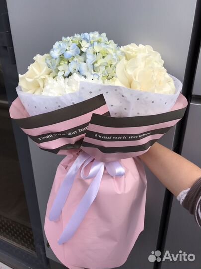 Букет из гортензий Гортензия Цветы Доставка