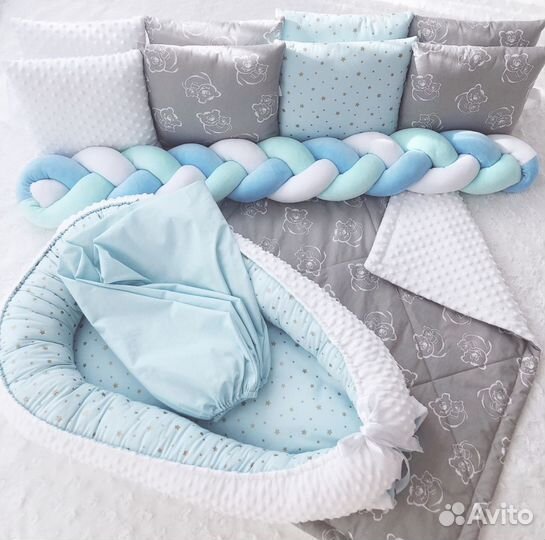 Бортики (комплекты) в кроватку