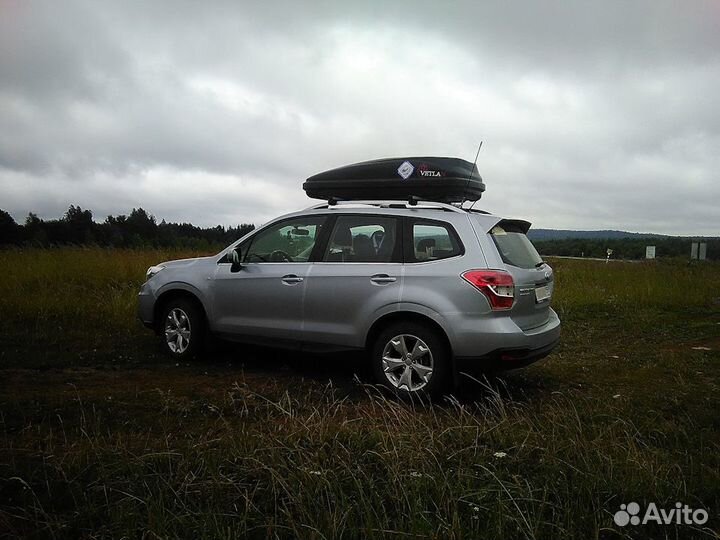 Автобокс на крышу Ветлан 450 л на LADA (ваз) Kalin