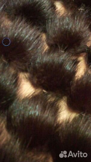 Шарф палантин шикарный, мех- норка