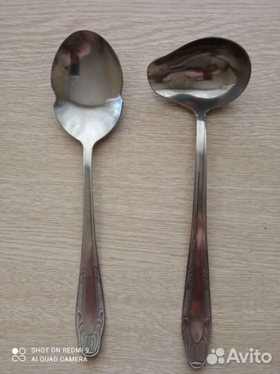 Столовая посуда половник ложки соусники нержавейка