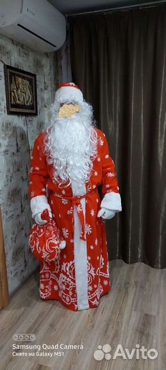 Костюм деда мороза и снегурочки.Прокат