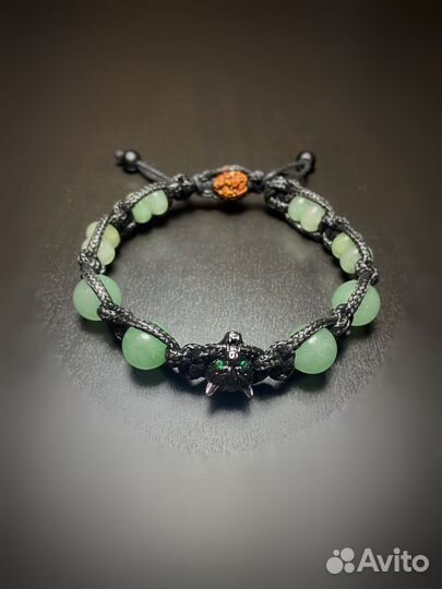 Мужской браслет из нефрита