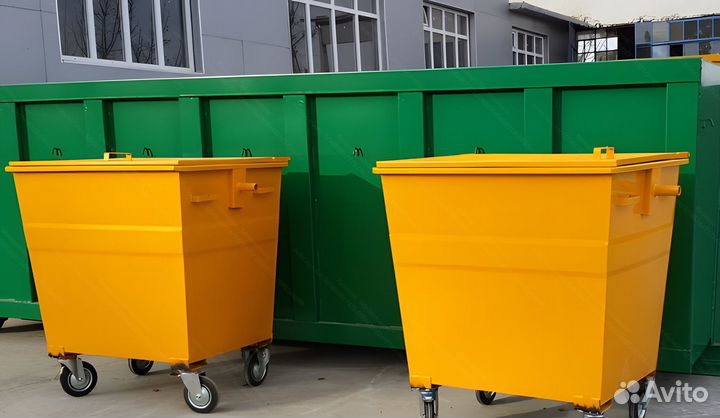 Евроконтейнер мусорный 1,1м3 Е1-03393