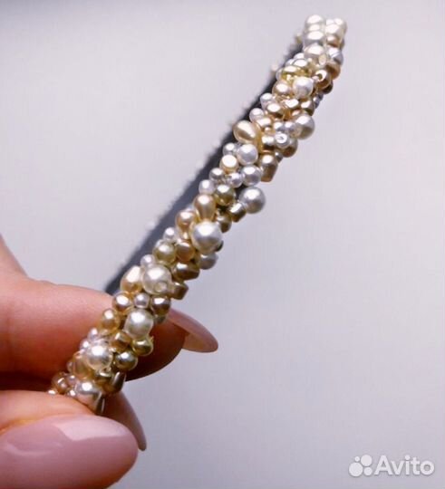 Ободок с жемчугом