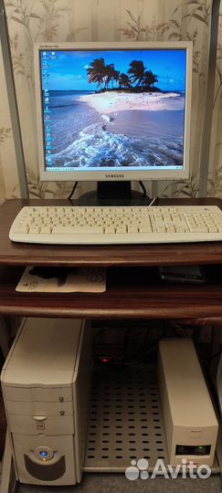 Desktop Celeron 347 с монитором, Samsung 17