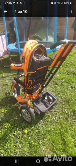 Детский трехколесный велосипед бу