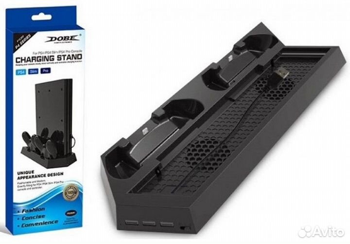 Подставка, зарядная станция, охлаждение для PS