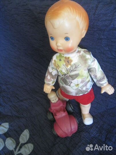 Кукла СССР /пупс/ машина / каталка/ лейка