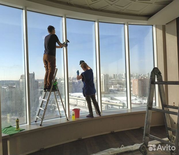 Уборка квартир, домов. Мойка окон, мытье лоджий