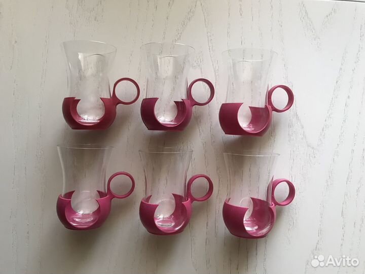 Тupperware; Блюдо, СССР; Тарелка;Стаканы