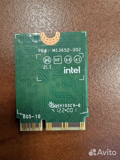 Wi-Fi адаптер + Bluetooth Intel Wi-Fi 6 AX211.ngwg