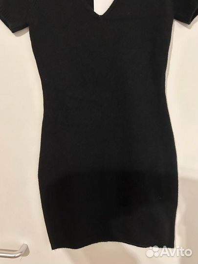 Трикотажное платье S, облегающее фигуру, новое с этикеткой S (36)