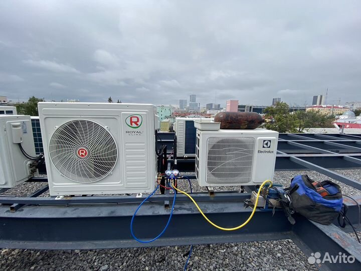 Монтаж систем вентиляции и кондиционирования