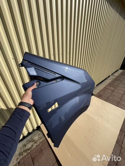 Крылья на Газель Next цвет Титан серо-синий