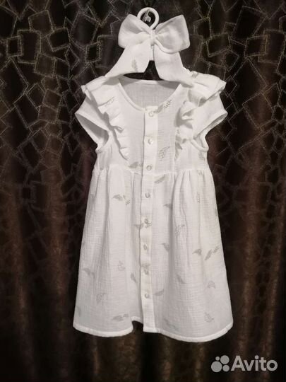 Муслиновое платье