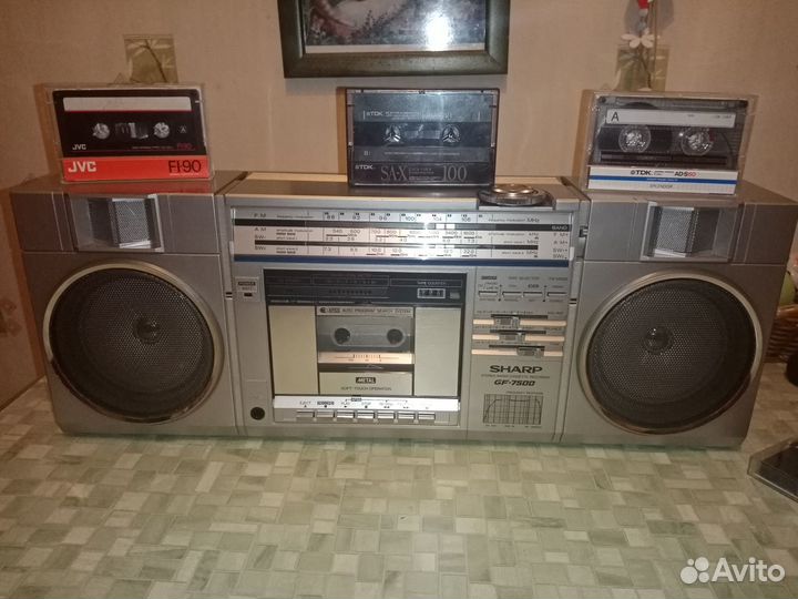 Магнитола Sharp GF 7500 1984 гв