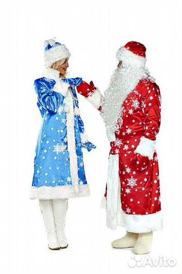 Костюм деда мороза и снегурочки