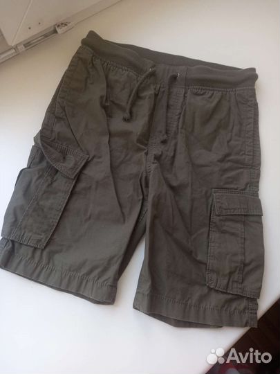 Шорты для мальчиков хаки 140 размер
