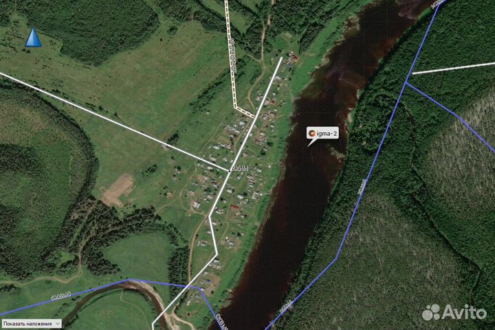 Спутниковые карты Сосногорского района для Garmin