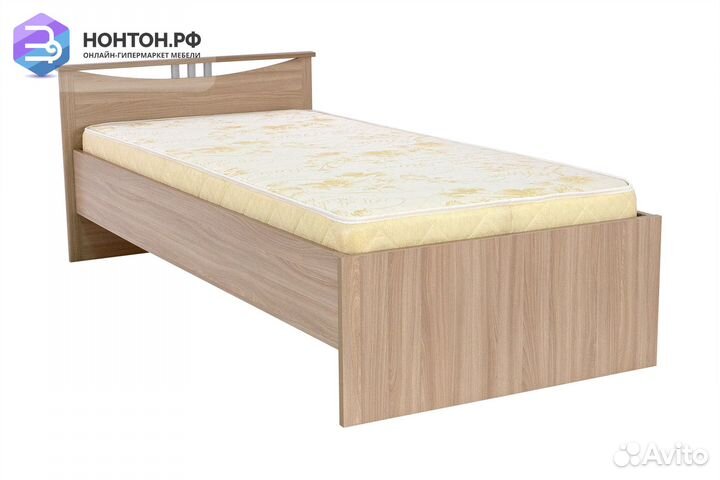 Кровать односпальная Мелисса шимо светлый