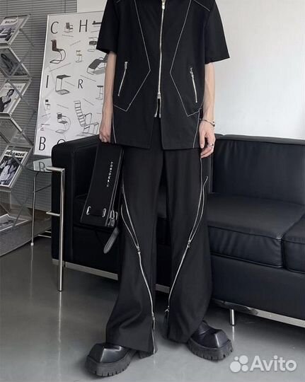 Оверсайз Y2K Штаны Rick Owens type